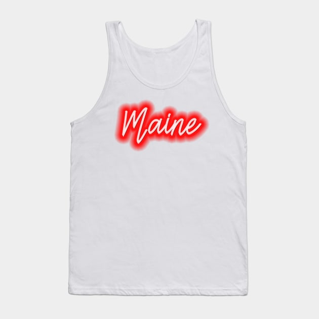 Maine Tank Top by arlingjd